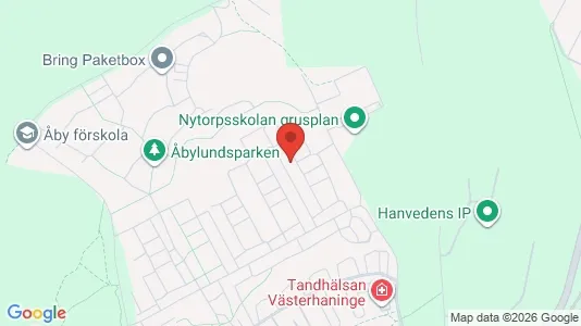 Apartments for rent i Haninge - kort over placeringen