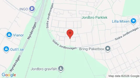 Apartments for rent i Haninge - kort over placeringen