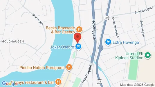 Apartments for rent i Porsgrunn - kort over placeringen