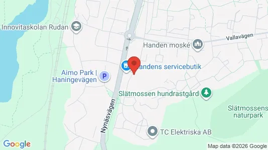 Apartments for rent i Haninge - kort over placeringen
