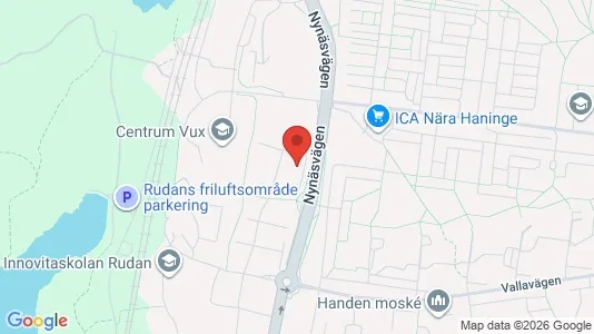 Apartments for rent i Haninge - kort over placeringen