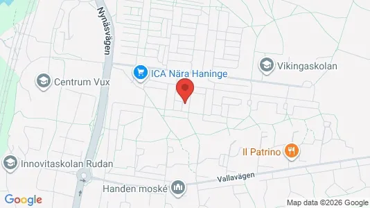 Apartments for rent i Haninge - kort over placeringen