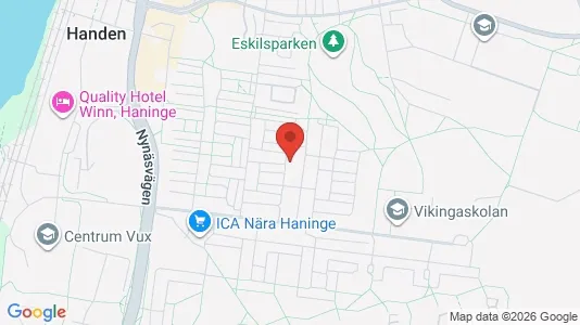 Apartments for rent i Haninge - kort over placeringen