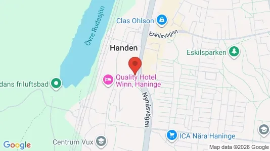 Apartments for rent i Haninge - kort over placeringen