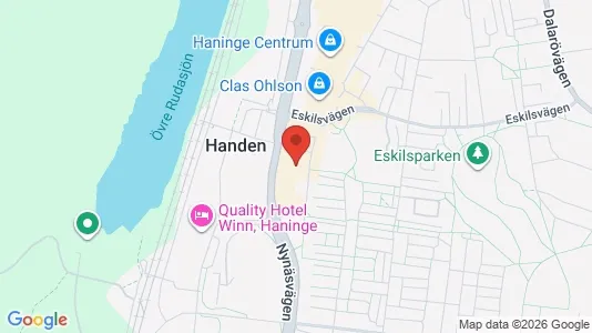 Apartments for rent i Haninge - kort over placeringen