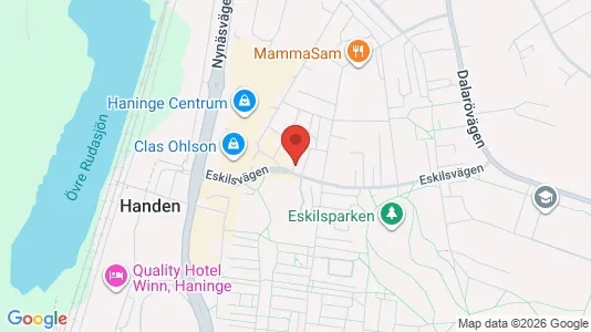 Apartments for rent i Haninge - kort over placeringen