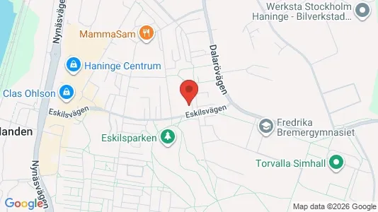 Apartments for rent i Haninge - kort over placeringen