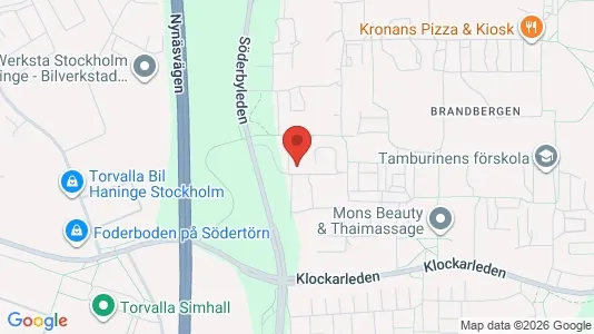 Apartments for rent i Haninge - kort over placeringen