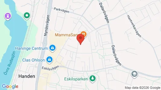 Apartments for rent i Haninge - kort over placeringen