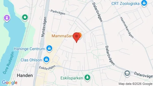 Apartments for rent i Haninge - kort over placeringen