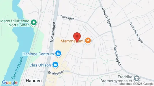 Apartments for rent i Haninge - kort over placeringen