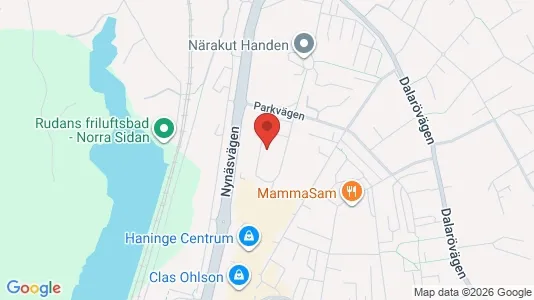 Apartments for rent i Haninge - kort over placeringen
