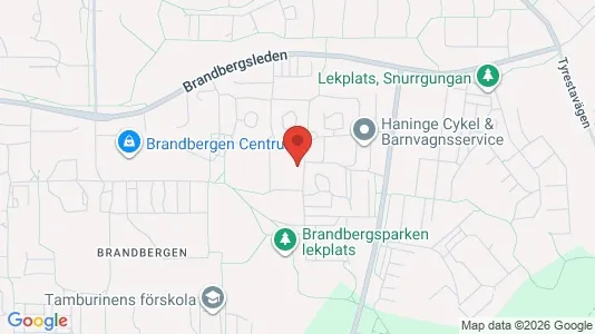 Apartments for rent i Haninge - kort over placeringen
