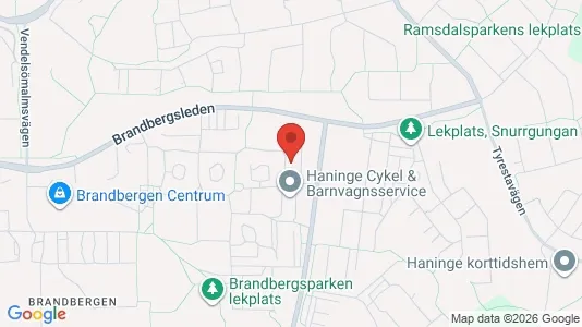 Apartments for rent i Haninge - kort over placeringen