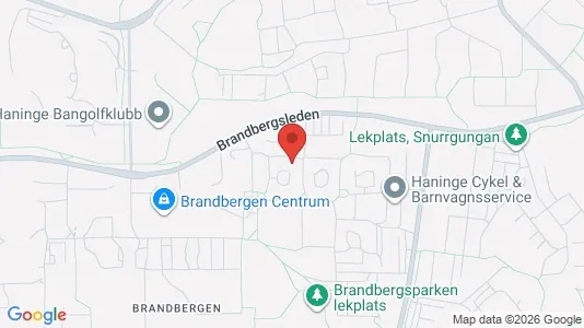 Apartments for rent i Haninge - kort over placeringen