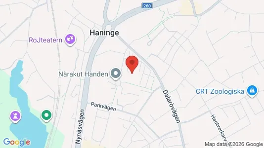 Apartments for rent i Haninge - kort over placeringen