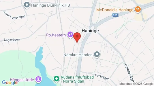 Apartments for rent i Haninge - kort over placeringen