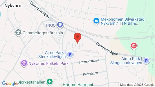 Apartments for rent i Nykvarn - kort over placeringen