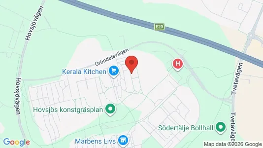 Apartments for rent i Södertälje - kort over placeringen