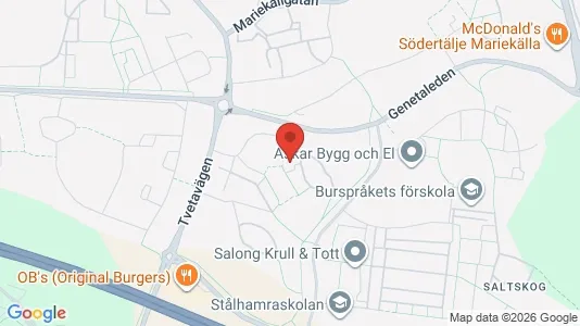 Apartments for rent i Södertälje - kort over placeringen