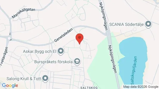 Apartments for rent i Södertälje - kort over placeringen