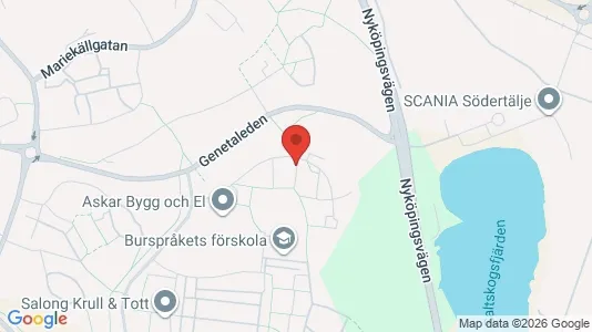 Apartments for rent i Södertälje - kort over placeringen