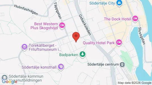 Apartments for rent i Södertälje - kort over placeringen