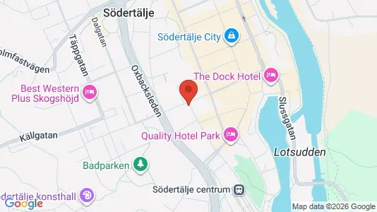 Apartments for rent i Södertälje - kort over placeringen