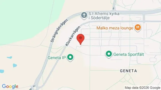 Apartments for rent i Södertälje - kort over placeringen