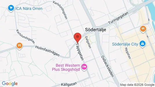 Apartments for rent i Södertälje - kort over placeringen