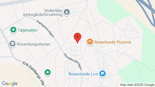 Apartments for rent i Södertälje - kort over placeringen