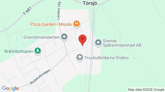 Apartments for rent i Örebro - kort over placeringen