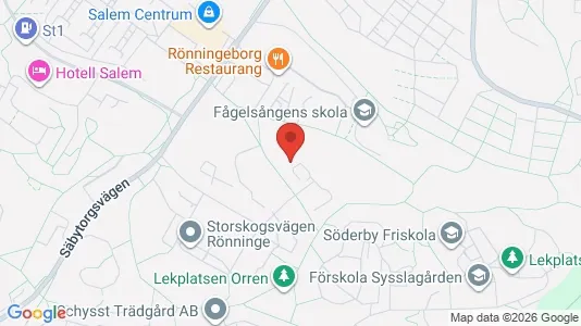 Apartments for rent i Salem - kort over placeringen