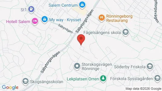 Apartments for rent i Salem - kort over placeringen