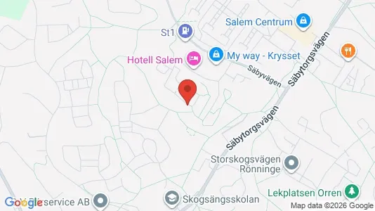 Apartments for rent i Salem - kort over placeringen