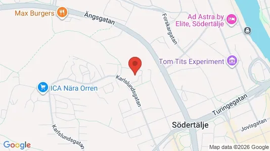 Apartments for rent i Södertälje - kort over placeringen