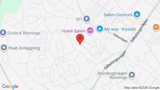 Apartments for rent i Salem - kort over placeringen