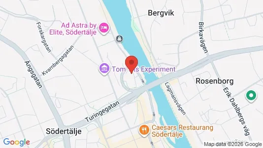 Apartments for rent i Södertälje - kort over placeringen