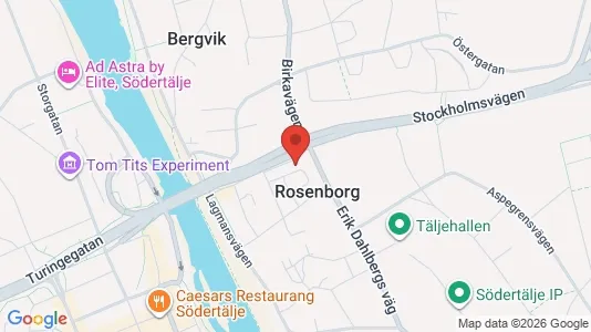 Apartments for rent i Södertälje - kort over placeringen