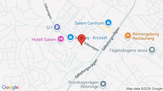 Apartments for rent i Salem - kort over placeringen