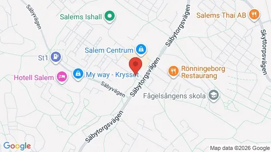 Apartments for rent i Salem - kort over placeringen