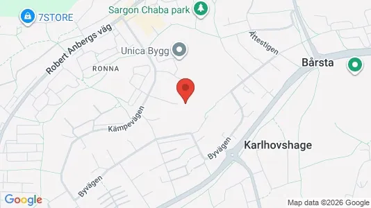 Apartments for rent i Södertälje - kort over placeringen