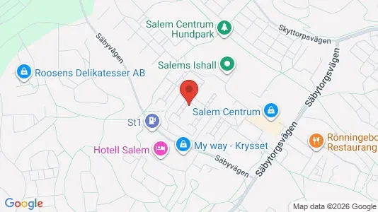 Apartments for rent i Salem - kort over placeringen