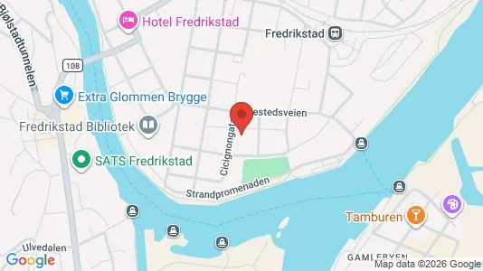 Apartments for rent i Fredrikstad - kort over placeringen