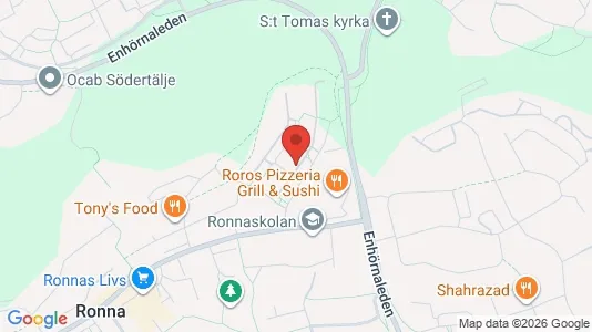 Apartments for rent i Södertälje - kort over placeringen