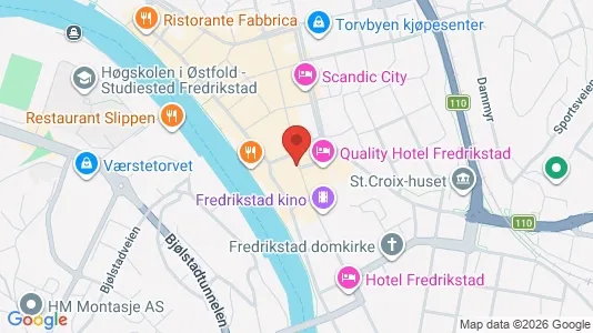 Apartments for rent i Fredrikstad - kort over placeringen