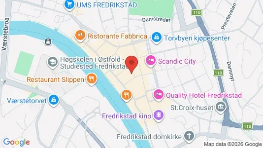 Apartments for rent i Fredrikstad - kort over placeringen