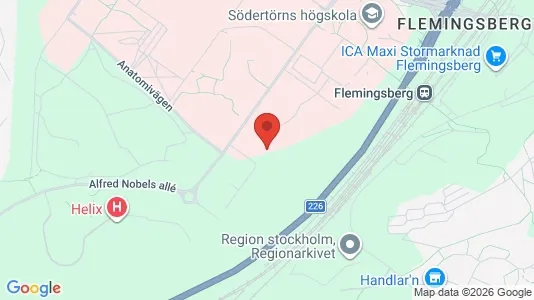 Apartments for rent i Huddinge - kort over placeringen