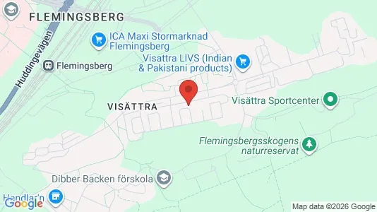 Apartments for rent i Huddinge - kort over placeringen