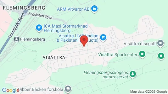 Apartments for rent i Huddinge - kort over placeringen